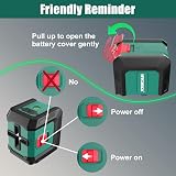 HYCHIKA Laser Level 15 M Green Self Leveling Cross Line with Magnetic Bracket view 6