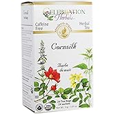 Celebration Herbals Organic Cornsilk Tea 24 Herbal Tea Bags | Caffeine Free