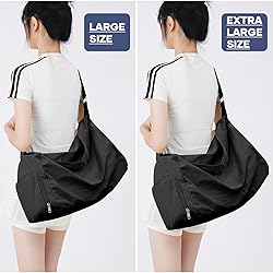 Large Gym Bag with Shoe Compartment, Workout Sport