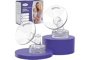 KAIYIV 2 PCS 26mm Flange Compatible with Spectra S1/S2/9 Plus/Synergy Gold, Replacement to Spectra Replacement Parts Flange Accessories - BPA Free, Not Original Replace Parts