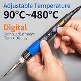 YIHUA 928D-III Portable Digital Soldering Iron Kit UK Plug 90–480°C view 2