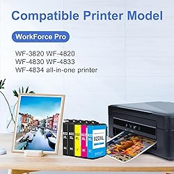 822XL Ink Cartridges Remanufactured Replacement for