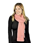 C.C Unisex Winter Thick Ribbed Knit Stretchy Plain Extra Long Scarf Wrap