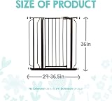 Regalo Easy Step Walk Thru Baby Safety Gate with Extension Kit Black view 3