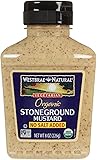 Westbrae Organic Stoneground Mustard No Salt Added, 8 Ounce