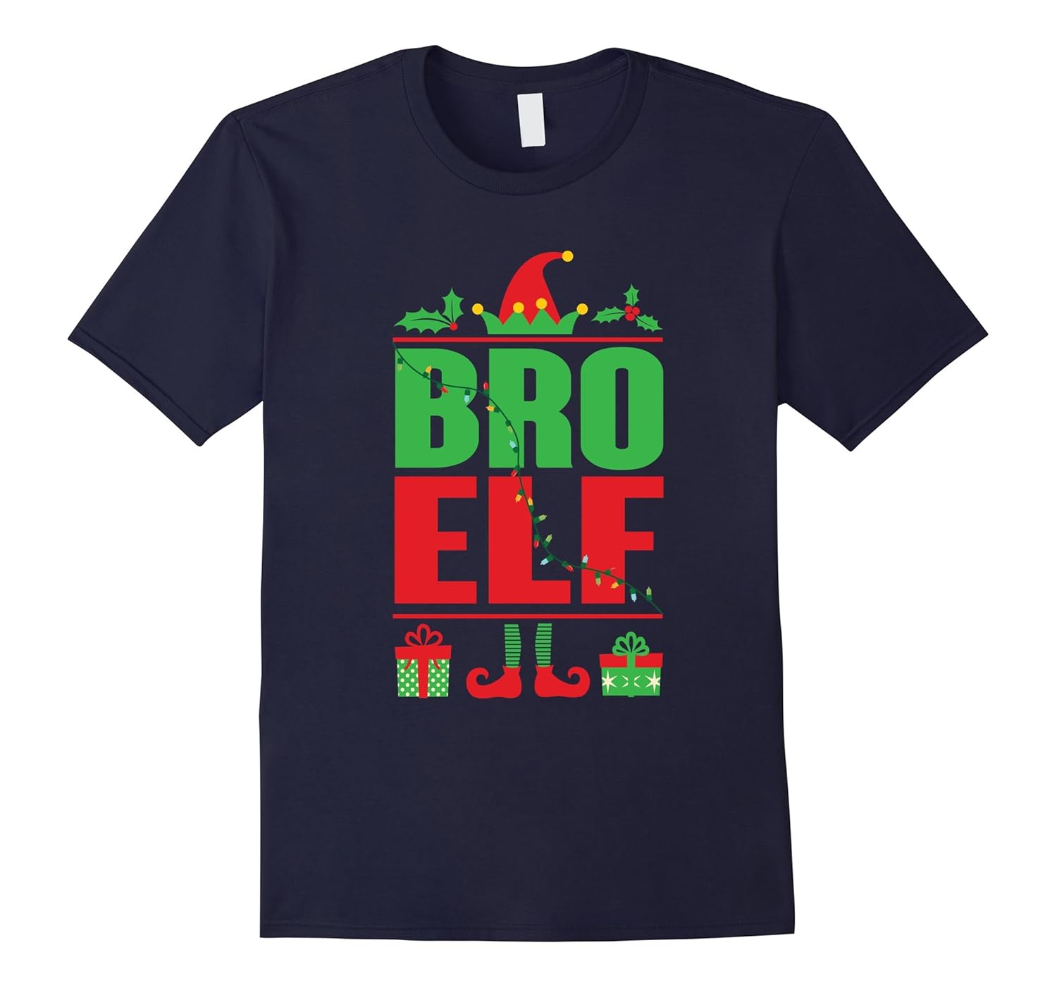 Bro Elf Christmas Family Matching T-Shirt-ANZ