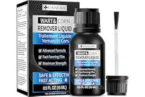 Wart Remover Liquid with 17% Salicylic Acid – Fast Acting Wart Removal for Plantar, Common & Flat Warts, Corn & Callus Remova