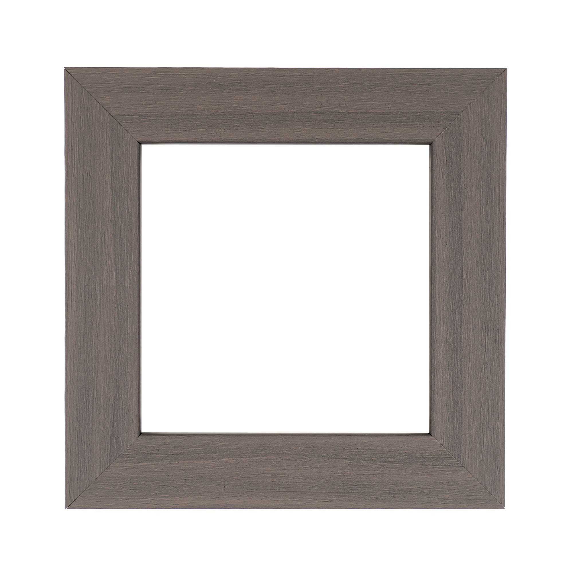 ElekTek Decorative Switch Surround Frame Cover Finger Plate Modena Dark Wood Effects Grey Grained Brushed