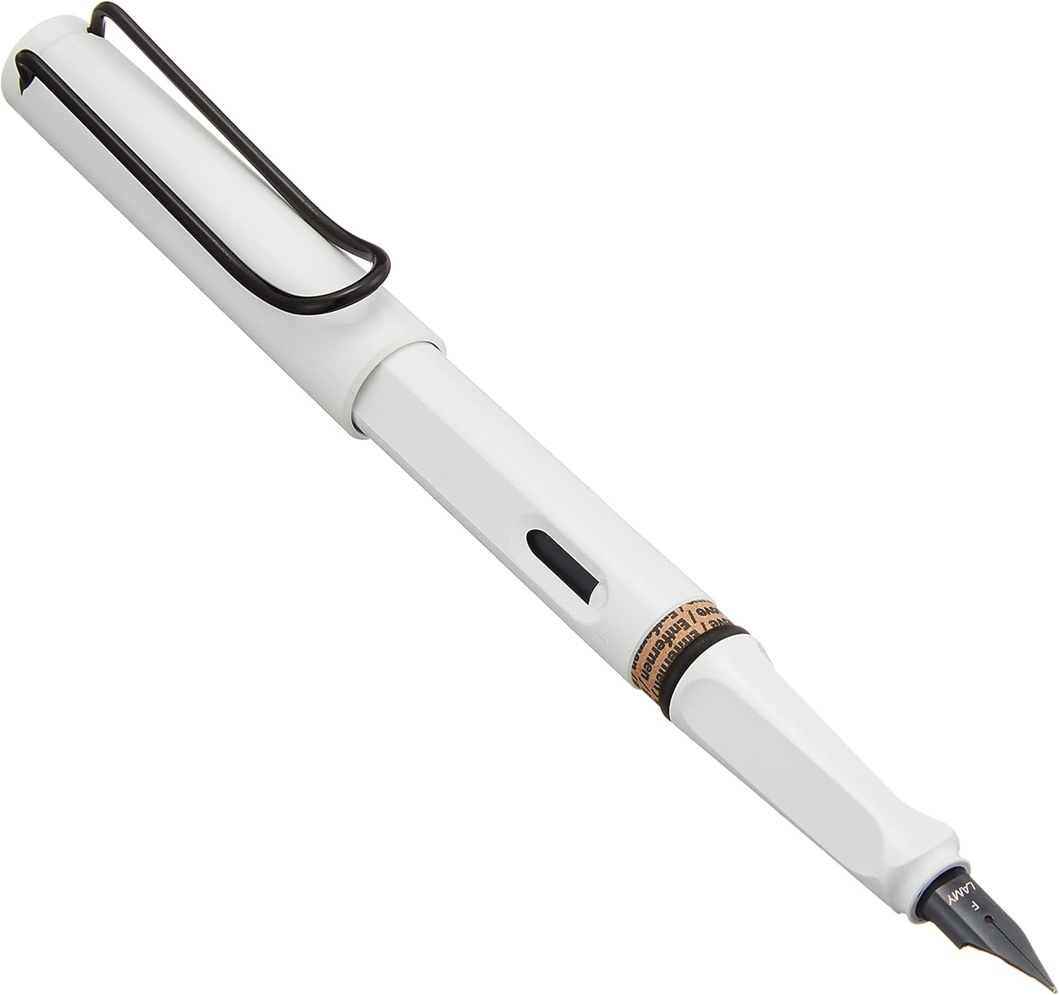 Japan Limited Lamy Safari White Black Clip Fountain Pen F Colorcard De