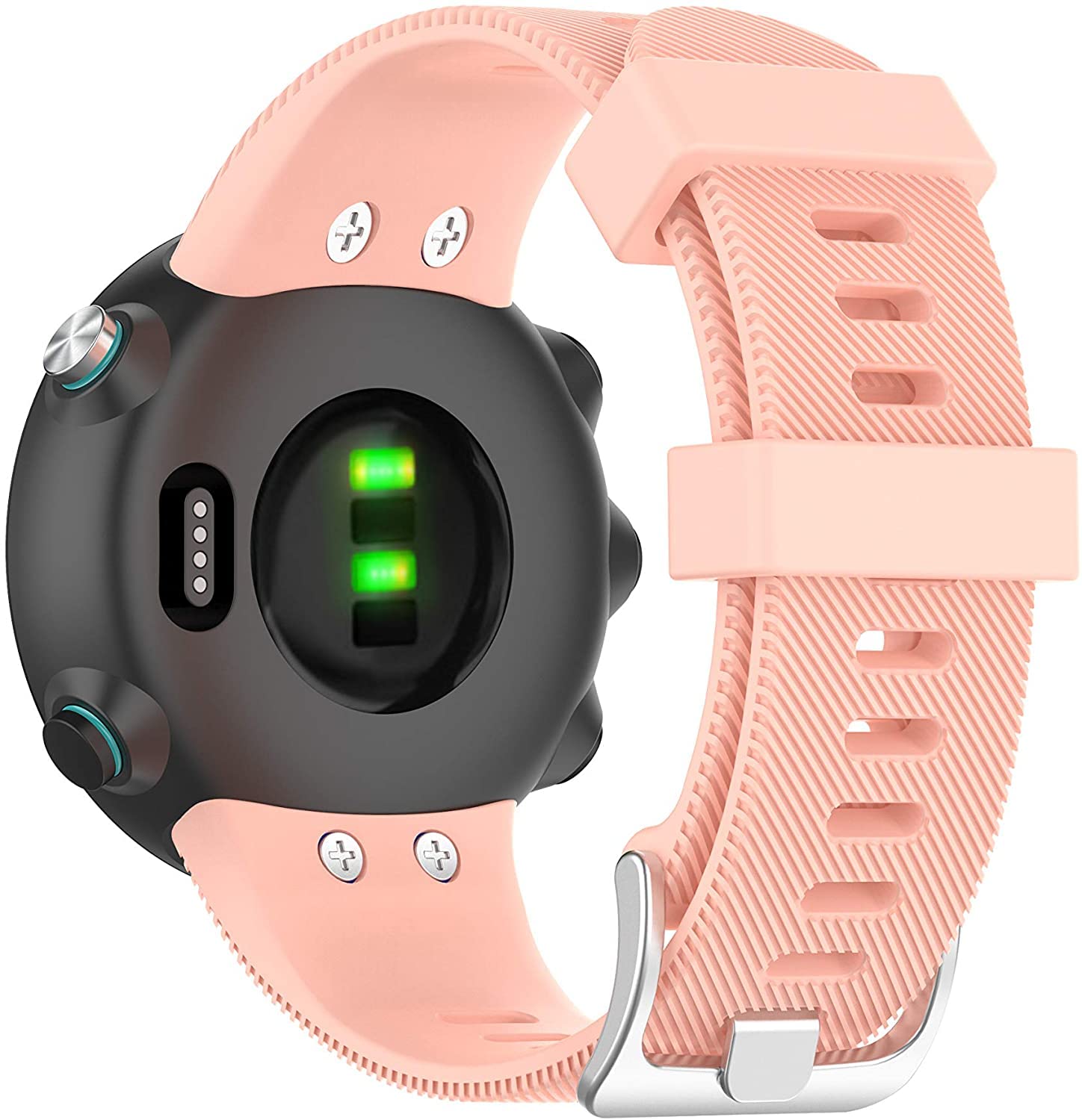 Tyogeephy Strap Compatible with Garmin Forerunner 45 / Forerunner 45S / Swim 2, Sport Silicone Wristband Replacement Bracelet for Garmin Forerunner 45 / Forerunner 45S / Swim 2