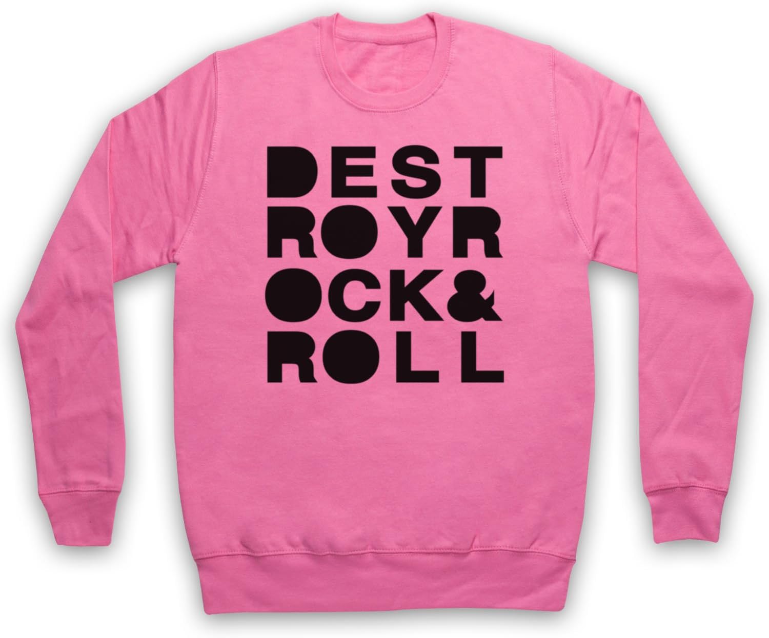 Inspired Apparel Inspired by Destroy Rock & Roll Dance Electro DJ Unofficial Adults Sweatshirt