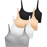 SALIA GIRL Sport Crop Cami Bras for Teens & Training Girls Bras with Adjustable Straps