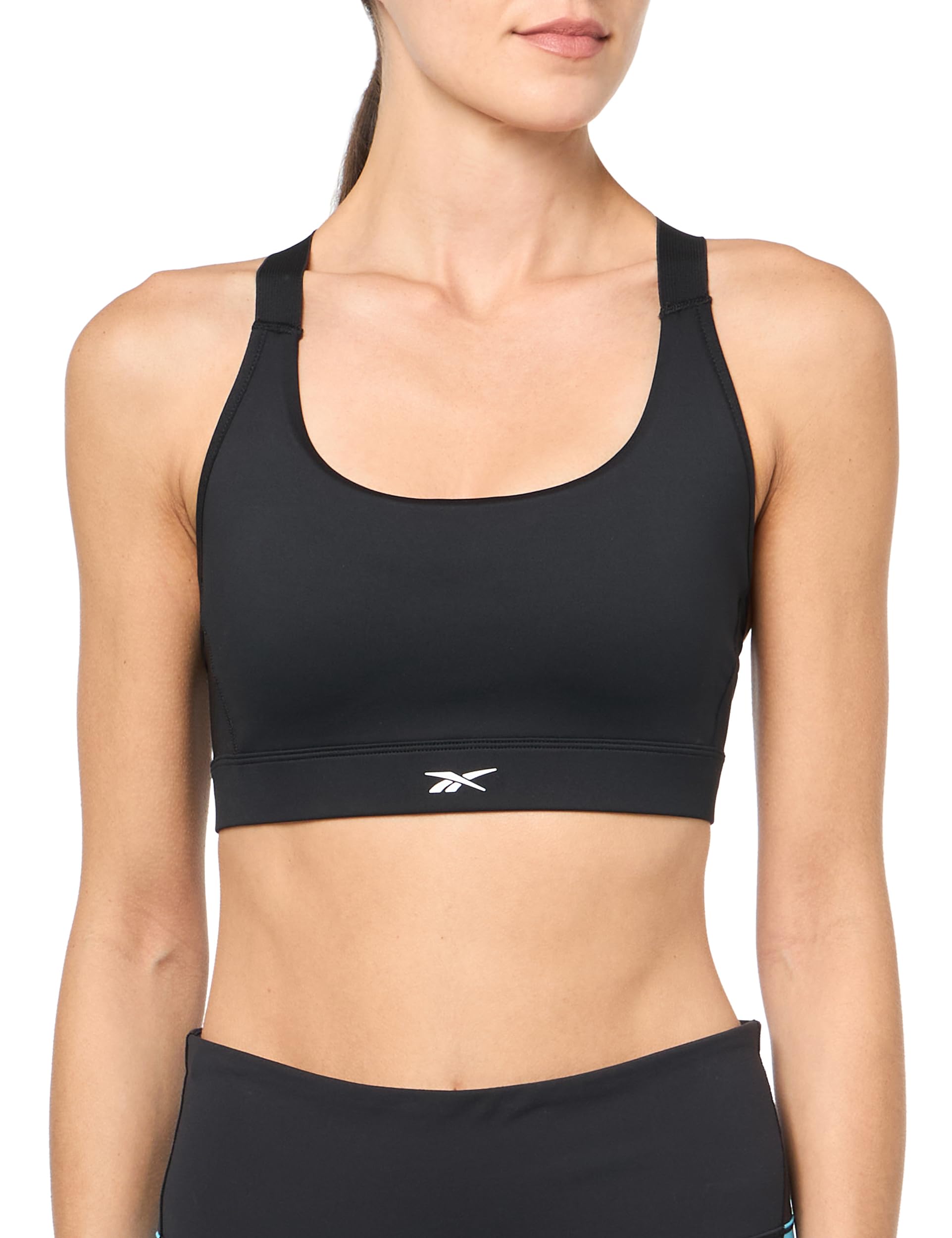 Photo 1 of Reebok Women's Lux High Impact Bra, Black, Size Medium