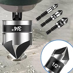 5 Pcs Countersink Drill Bit Set, Industrial Grade