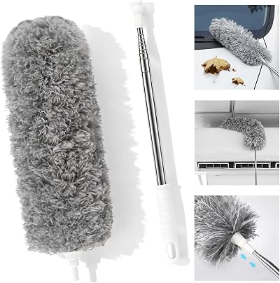 HTLY SPR Feather Duster Extendable 95-100In Stainless Telescopic Pole