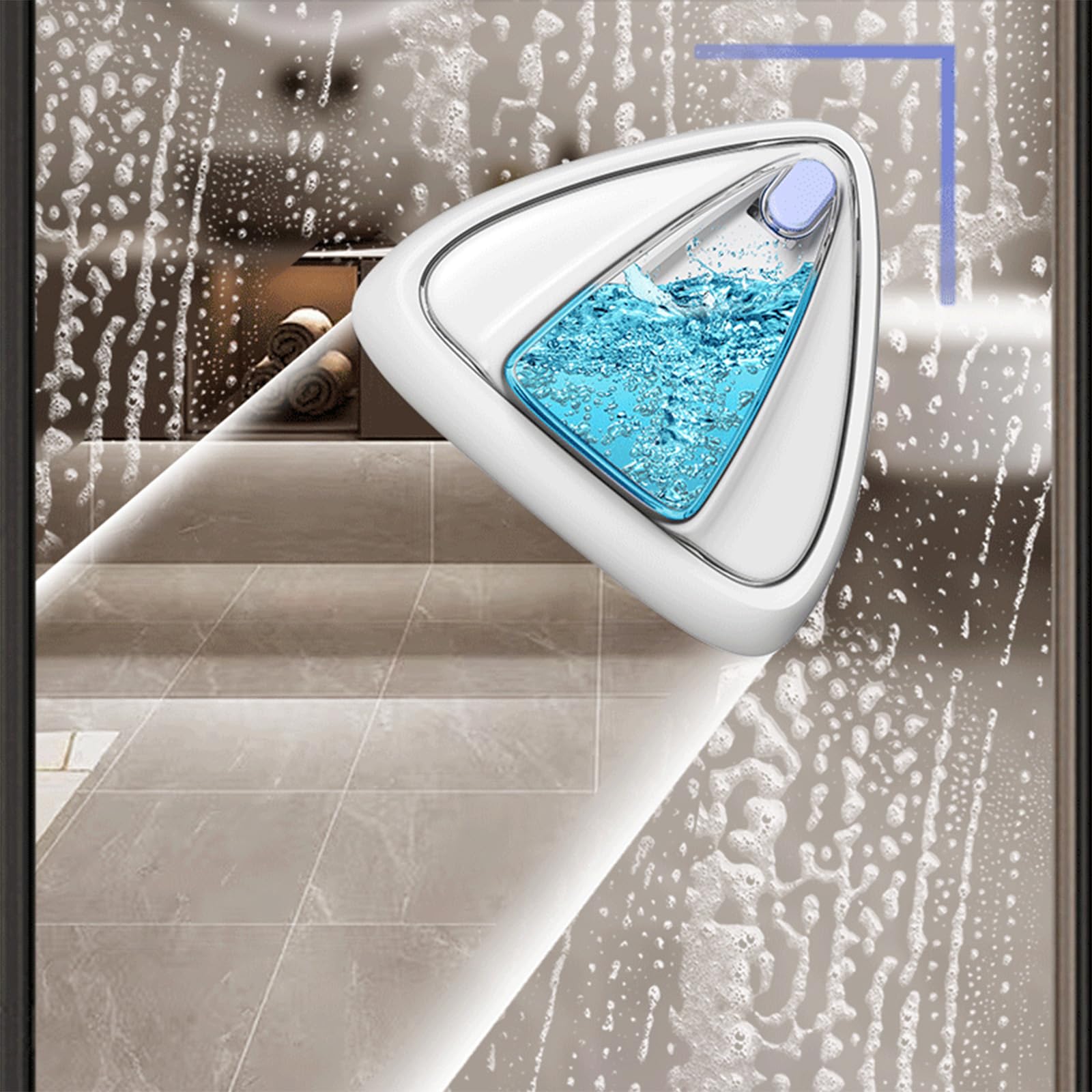 Photo 1 of Magnetic Glass Wiper Window Cleaner Double-Side Water-Filled Magnetic Glass Cleaning Tool Brush for Double Glazed Window Thickness 0.5"-1" (15-26mm)