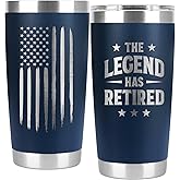 PRPinkRain Retirement Gifts for Men 2026 - Retired Not My Problem Anymore - Funny Retired Tumbler for Men, Him, Father, Husband, Coworkers - Happy Retirement Gifts, Navy Tumbler 20 Oz (Navy 20 Oz)