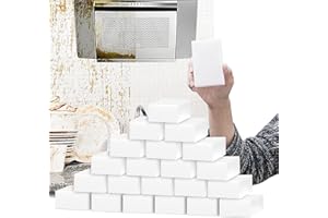 50Pack Magic Sponge Eraser, Large Melamine Sponge Foam Pads, Multi-Functional Cleaning Sponges Scrub for Kitchen Dishes, Bath