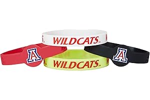 aminco NCAA Unisex Adult Silicone Bracelet (4-Pack)
