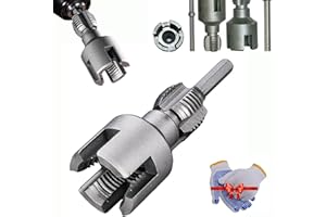 BIBIFACTORY 2025 Integrated Internal & External Pipe Threading Tool, Electric Drill Compatible Pvc Pipe Threader Kit, 1/2" and 3/4'' Internal External Rethreading Maker (Upgrade, 3/4")