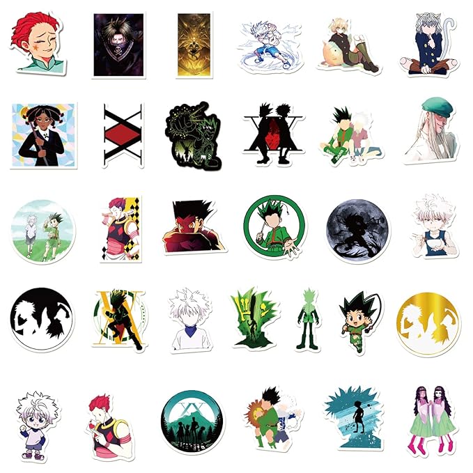 Gorgeouszen Hunter X Hunter Stickers For Teens Hisoka Motorcycle Laptop Skateboard 101pcs Vinyl Waterproof Cool Killua Stickers Amazon In Computers Accessories Gorgeouszen Hunter X Hunter Stickers For Teens Hisoka Motorcycle Laptop Skateboard 101pcs Vinyl Waterproof Cool Killua Stickers Amazon In Computers Accessories