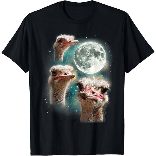 Amazon.com: Three Swan Moon | 3 Swans Funny Bird Parody Cursed