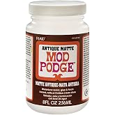 Mod Podge Waterbase Sealer, Glue and Finish (8-Ounce), CS12948 Antique Matte