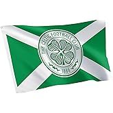 Desert Cactus Celtic FC Flag Scottish Bhoys Celts Football Club Soccer 100% Polyester Indoor Outdoor 3x5 feet Flags (Flag I)