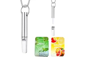 GuardianLink Breathe Free Necklace Breathing Necklace to Quit Smoking with Filter Breathing Necklaces for Anxiety Quit Vapingtools for Men with 2 kinds of Fragrance