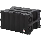 Gator Cases Pro Series 6U Rack Case with Shallow 13" Depth, Roto Molded Made in USA (G-PRO-6U-13)