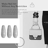 Aokitec 28g Dip Powder Glitter Silver Fashion Color Nail Art Salon DIY view 7