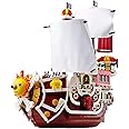 HI-REEKE 1 Piece Anime Pirate Ship Building Blocks Set, Thousand Sunny Brick Boat Battleship Model Toy Kit for Adult Kid -1484PCS