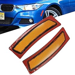 GSRECY Front Bumper Reflector Side Marker Lights