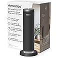 Homedics SereneScent Fabric Rechargeable Waterless Diffuser, Use with Homedics SereneScent Oil 120ml (Sold Separately) Cordless Aromatherapy, Adjustable Mist & Timer, 6 Calming Lights, Black