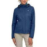 Little Donkey Andy Women's Waterproof Rain Jacket Outdoor for Hiking | Breathable Mesh lined Machine washable Lightweight for hiking travel