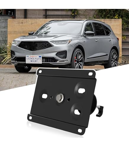 Amazon.com: JIAHCN New Front Bumper License Plate Mount Kit