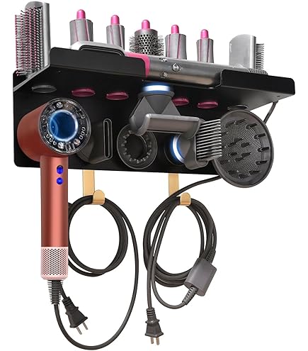 Amazon.com: Wall Mount Holder Compatible for Dyson Hair Dryer