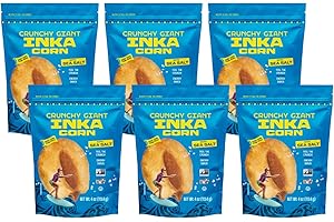 INKA CROPS Inka Corn Nuts, Gluten Free Roasted Giant Corn, Original Flavor, 4 Ounce (Pack of 6)