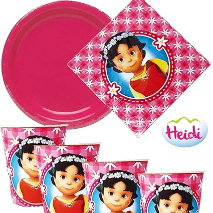 Lot De 37 Décorations Party Heidi Et Les Montagnes Avec