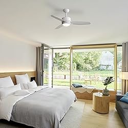 Sofucor 46 inch Ceiling Fans with Lights and