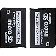 PSP Memory Stick Adapter, Funturbo Micro SD to Memory Stick PRO Duo MagicGate Card for Sony PlayStation Portable, Camera, Handycam