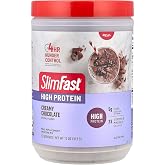 SlimFast Advanced Nutrition Creamy Chocolate Smoothie Mix &ndash; Weight Loss Meal Replacement &ndash; 20g Protein &ndash; 11.4 Oz. Canister &ndash; 12 Servings - Pantry Friendly