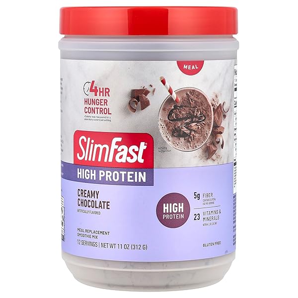 SLIMFAST ADVANCED NUTRITION CREAMY CHOCOLATE SMOOTHIE MIX –...
