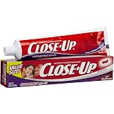 Close-Up Freshening Red Gel Anticavity Fluoride with Mouthwash Toothpaste - 8 oz - Cinnamon