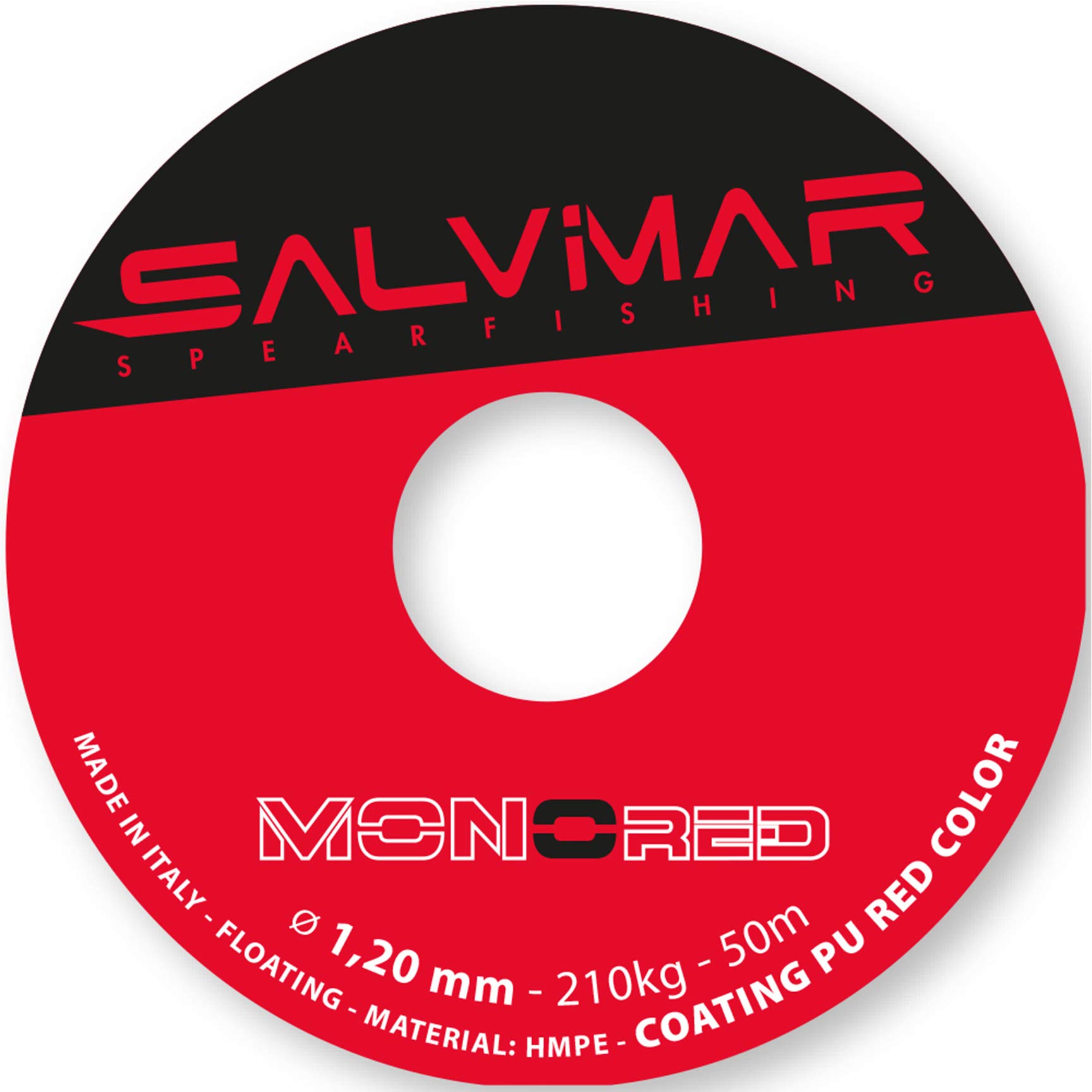Salvimar Mono, Unisex Adult, Red, Diameter 1.5 mm x 100 m
