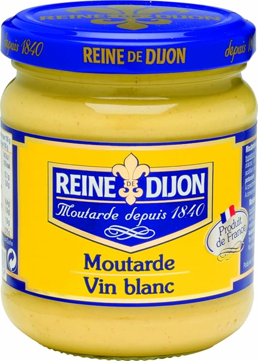 Reine Dijon with White Wine, Mustard, 6.98 Ounce Grocery