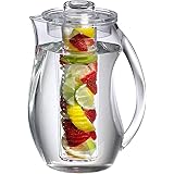 Prodyne Fruit Infusion Flavor Pitcher, 2.9 qt clear, 93 oz