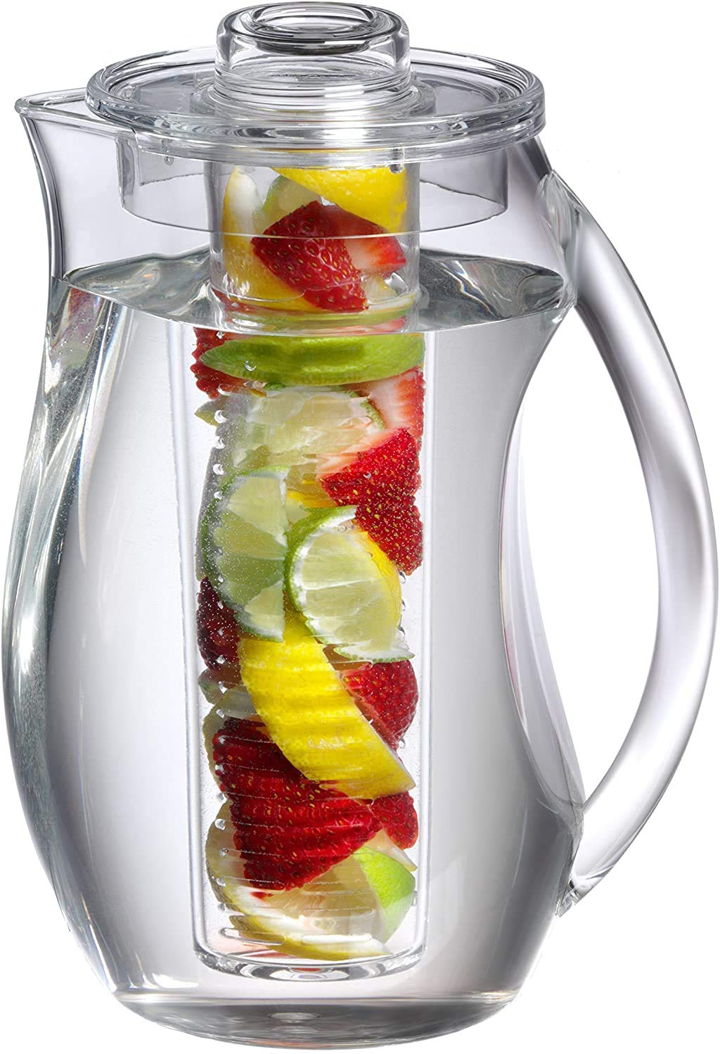 Prodyne Fruit Infusion Flavor Pitcher, Clear, 93