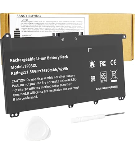 Amazon.com: 920070-855 TF03XL Laptop Battery for HP Pavilion 15-CC
