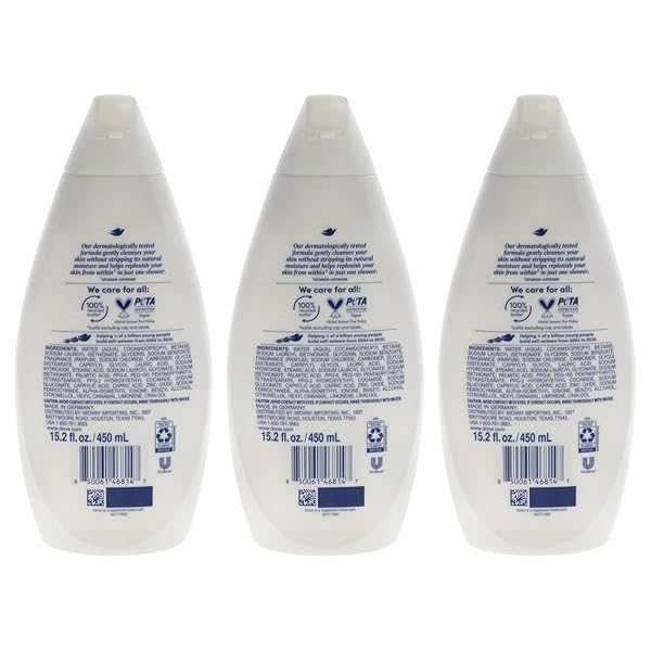 DOVE BODY WASH – VELVET GLOW FOR UNISEX...